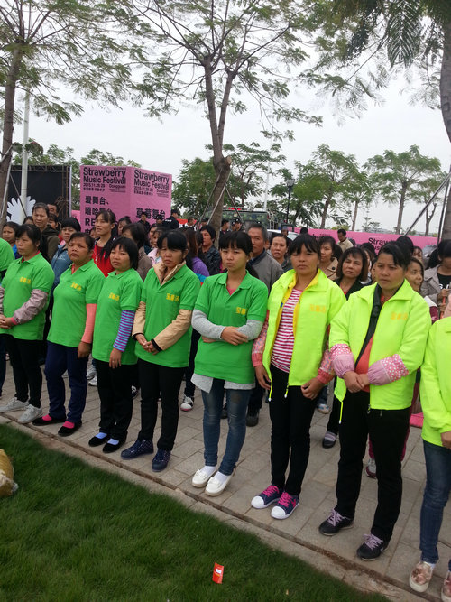 草莓音樂節日常保潔5